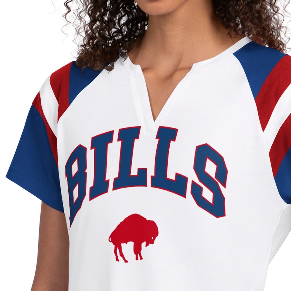 Buffalo Bills Starter Women's Game On Notch Neck T-Shirt - White sale