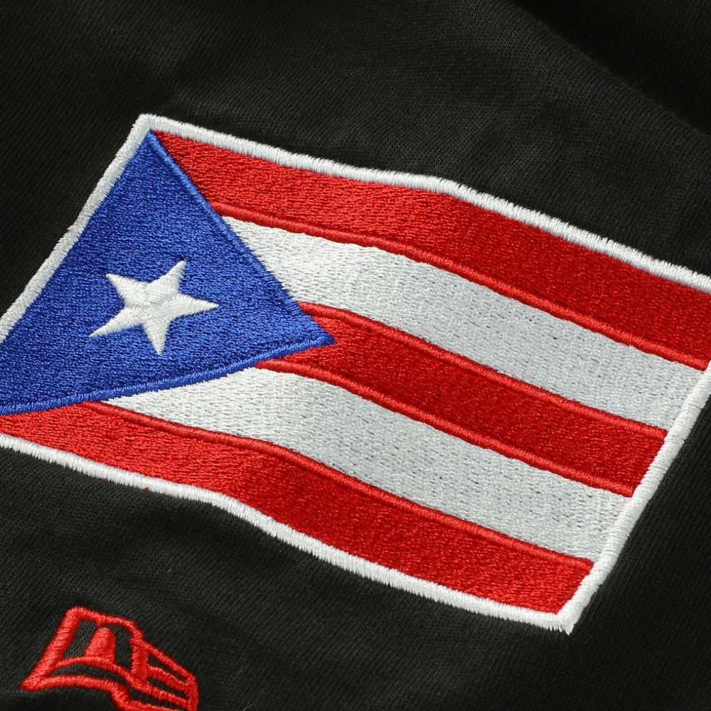 Chicago Cubs Puerto Rico Country Flag T-Shirt - Black | New Era
