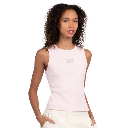 Washington Commanders Starter Women's Travel Pastels Cropped Tank - Pastel Pink for sale