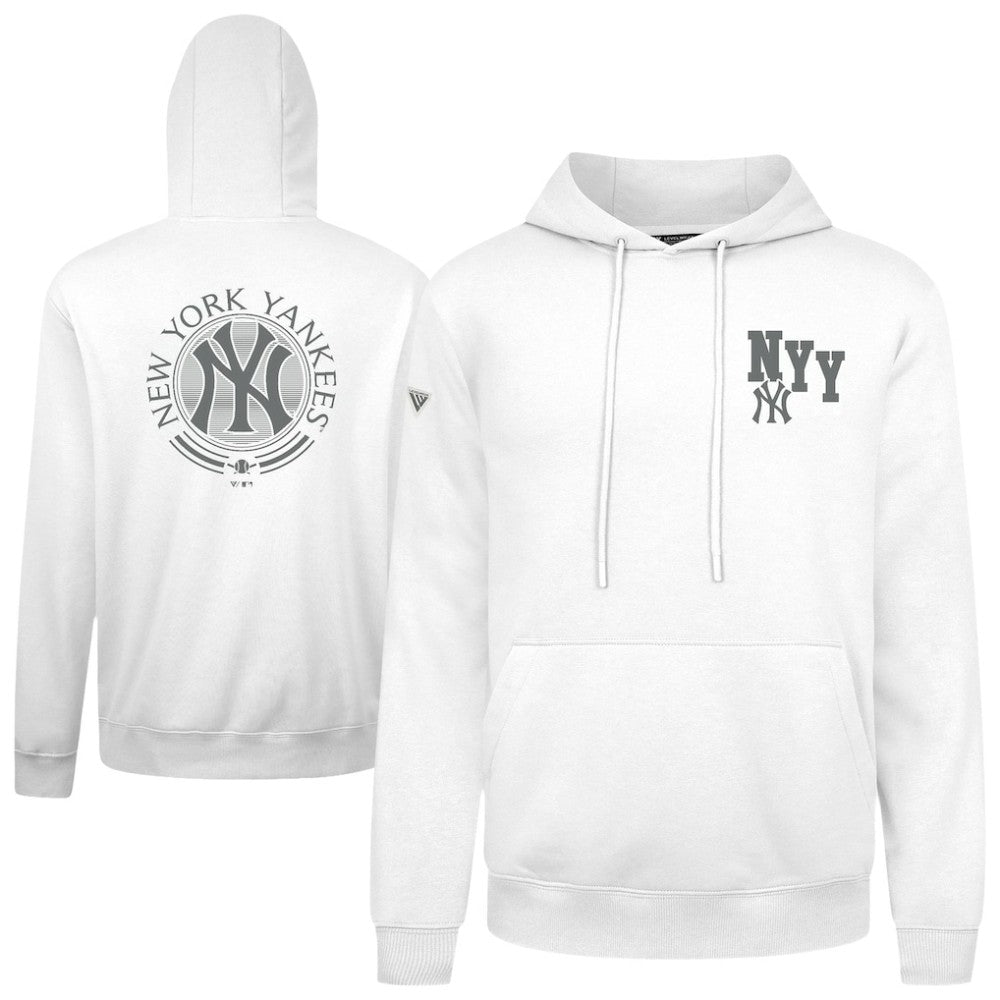 New York Yankees Levelwear Podium Grain Hoodie - White