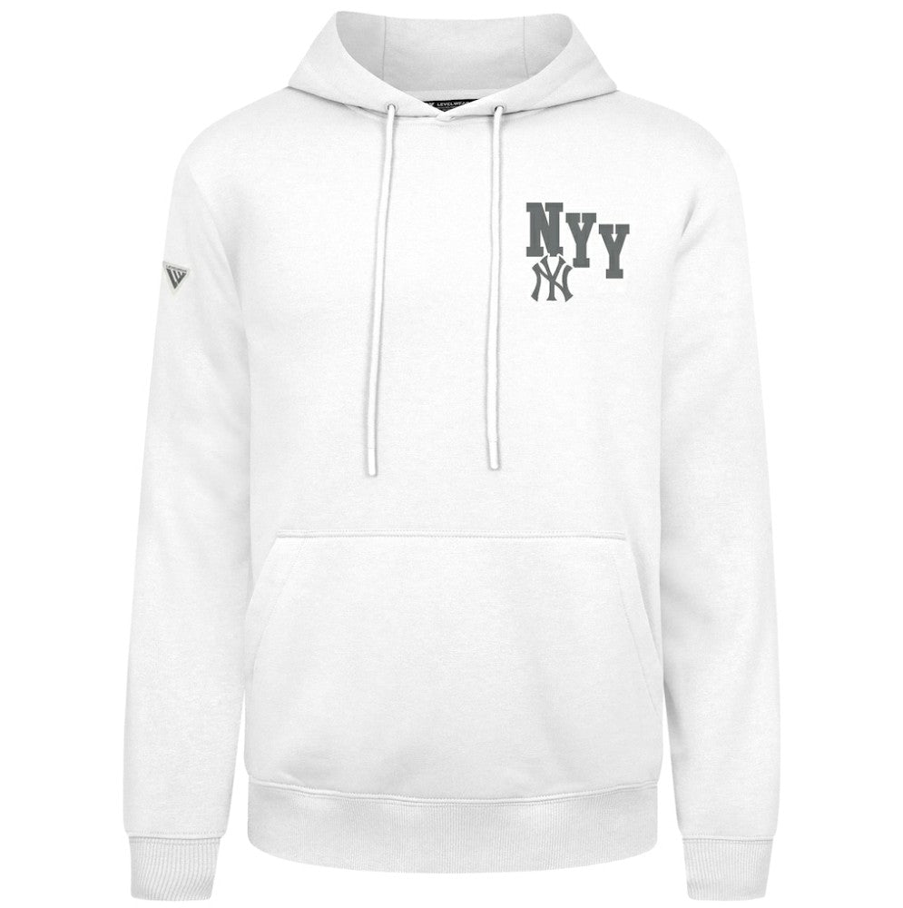 New York Yankees Levelwear Podium Grain Hoodie - White