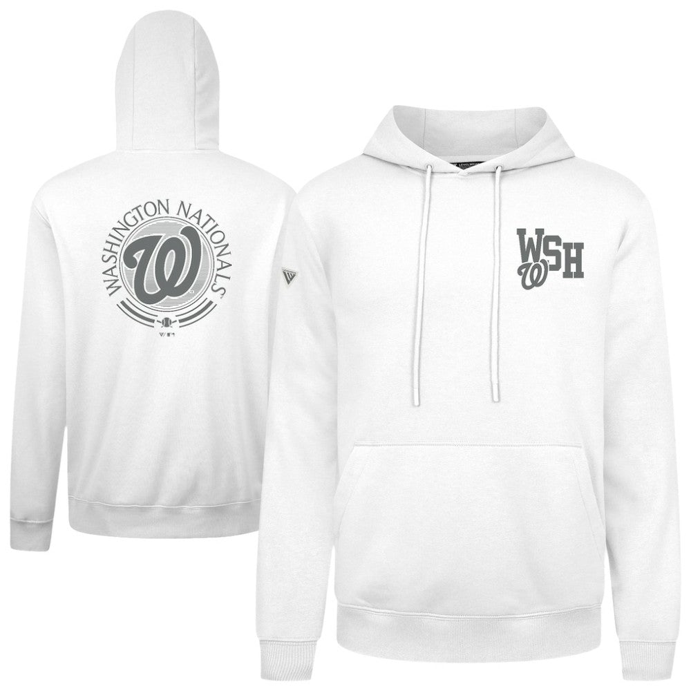 Washington Nationals Levelwear Podium Grain Hoodie - White