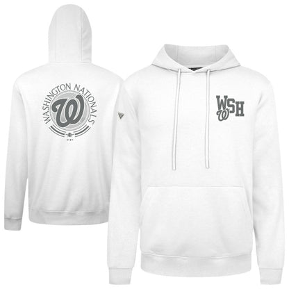 Washington Nationals Levelwear Podium Grain Hoodie - White