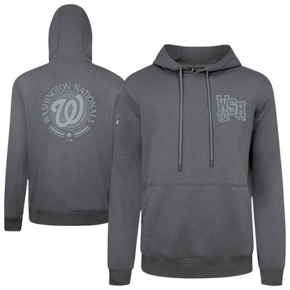 Washington Nationals Levelwear Podium Grain Hoodie - Gray