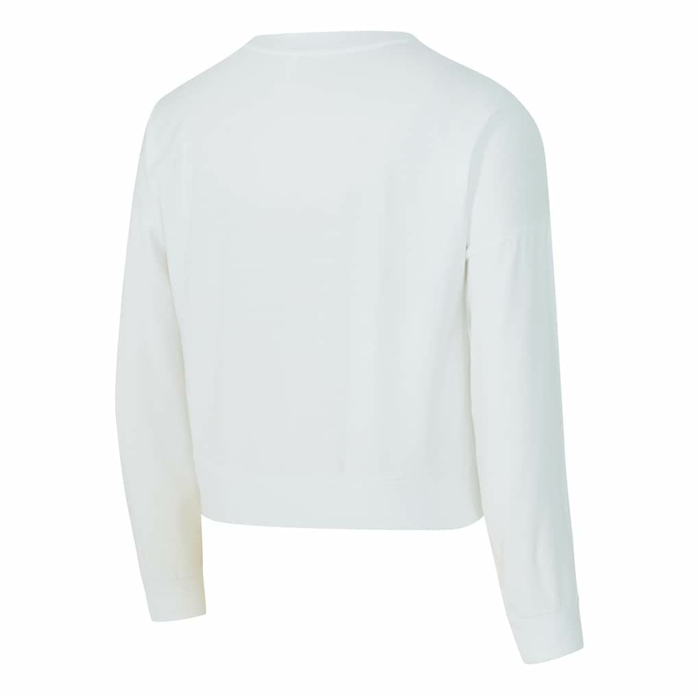 Cleveland Cavaliers Concepts Sport Women's Laney Chenille Cropped Long Sleeve T-Shirt sale - White outlet