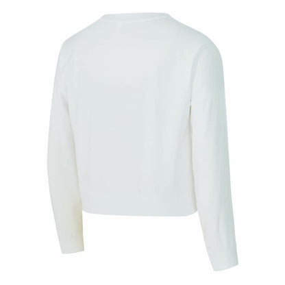 Cleveland Cavaliers Concepts Sport Women's Laney Chenille Cropped Long Sleeve T-Shirt sale - White outlet
