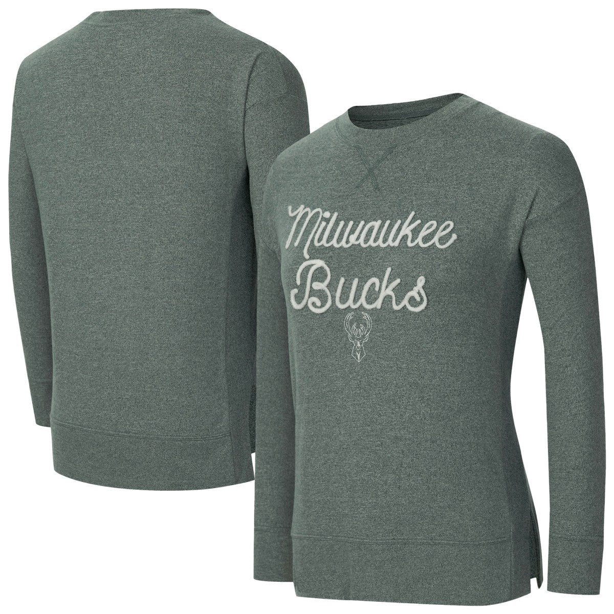 Milwaukee Bucks Concepts Sport Women's Rigor Long Sleeve Jersey T-Shirt - Hunter Green cheap