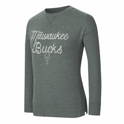 Milwaukee Bucks Concepts Sport Women's Rigor Long Sleeve Jersey T-Shirt - Hunter Green cheap