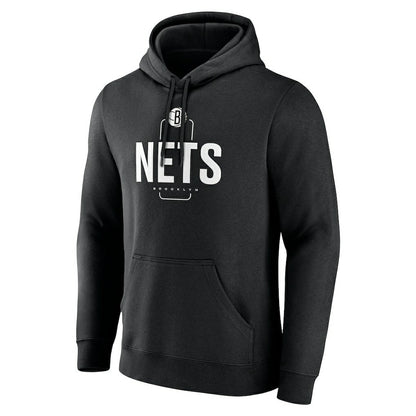 Brooklyn Nets Center Court Name & Number Custom Hoodie - Black on sale