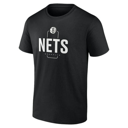 Brooklyn Nets Center Court Name & Number Custom T-Shirt - Black outlet