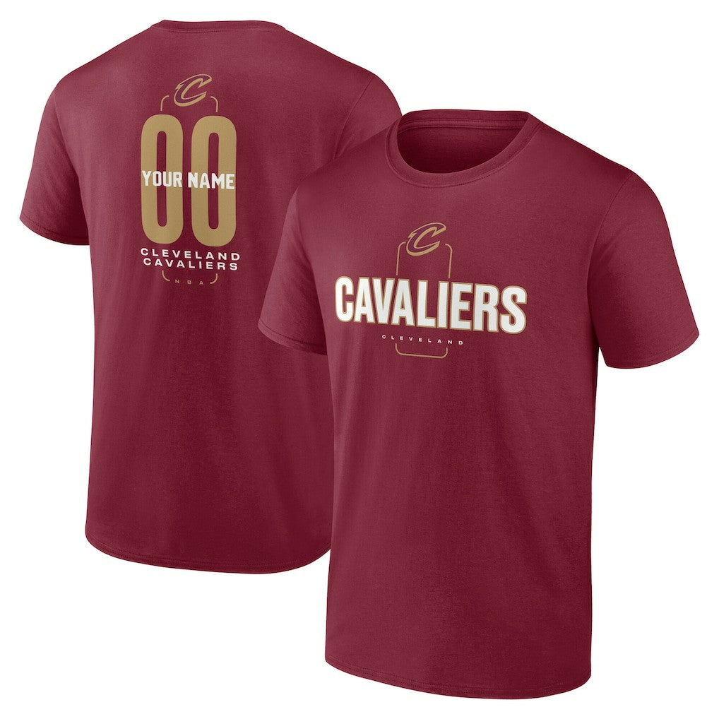 Cleveland Cavaliers Center Court Name & Number Custom T-Shirt sale - Wine outlet