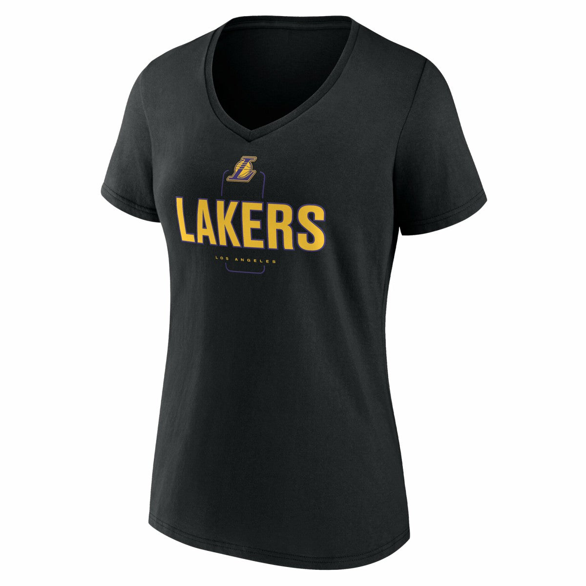 Los Angeles Lakers Women's Center Court Name & Number Custom V-Neck T-Shirt - Black online
