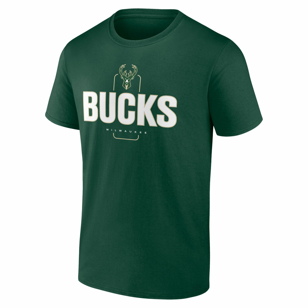 Milwaukee Bucks Center Court Name & Number Custom T-Shirt - Hunter Green shop
