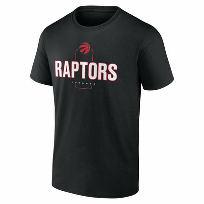 Toronto Raptors Center Court Name & Number Custom T-Shirt - Black outlet