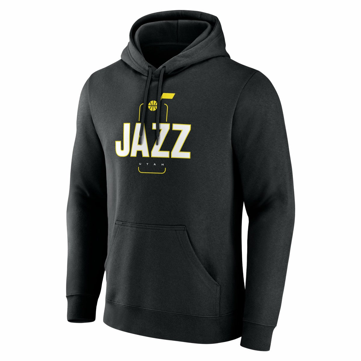 Utah Jazz Center Court Name & Number Custom Hoodie - Black outlet
