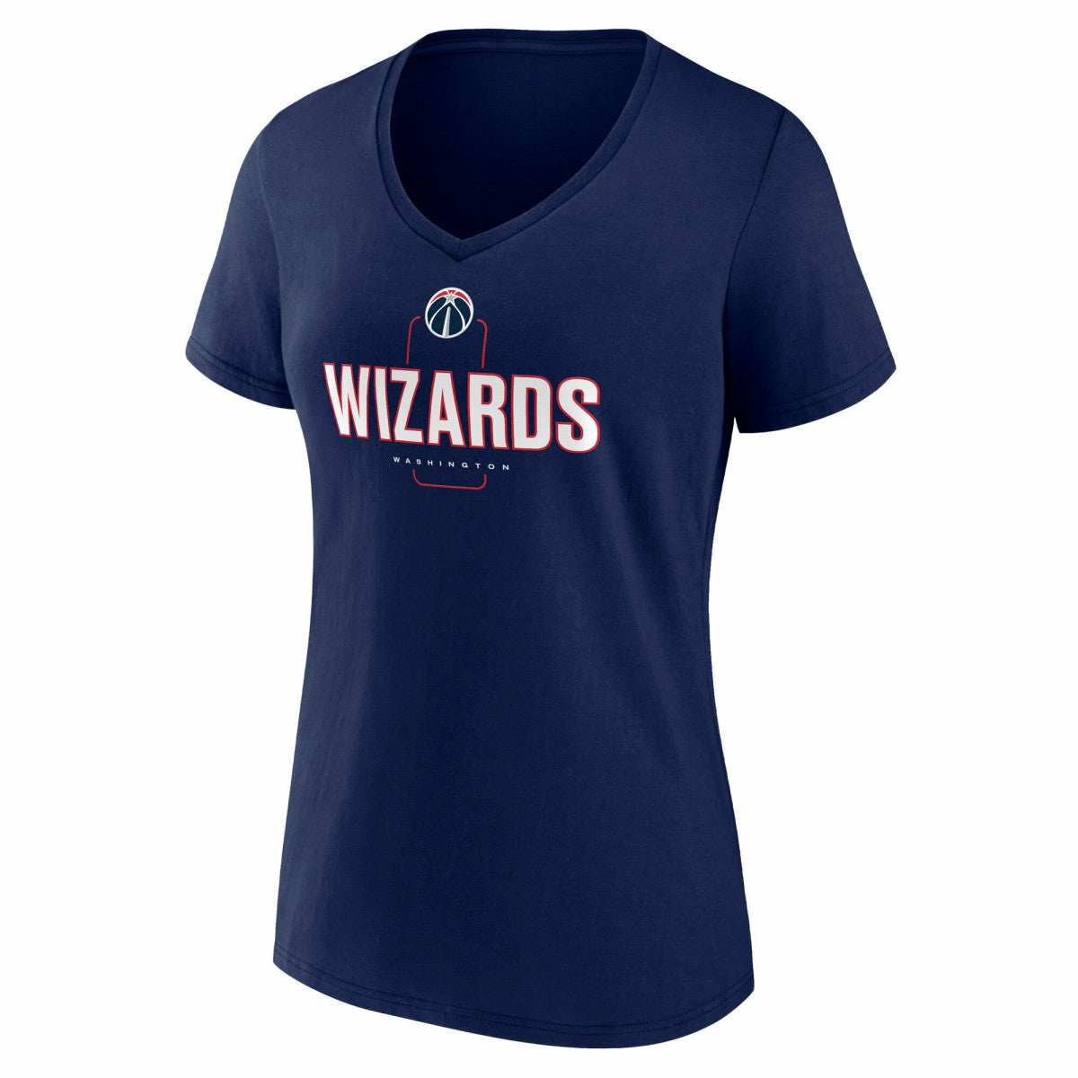 Washington Wizards Women's Center Court Name & Number Custom V-Neck T-Shirt - Navy online