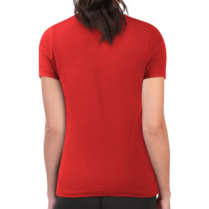 Atlanta Hawks G-III 4Her by Carl Banks Women's Super-Slim Lightweight Pinstripe Circle Graphic T-Shirt - Red on sale