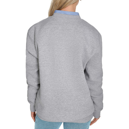 Utah Jazz Starter Women's Arch Stripe Fleece Crewneck Sweatshirt - Gray on sale