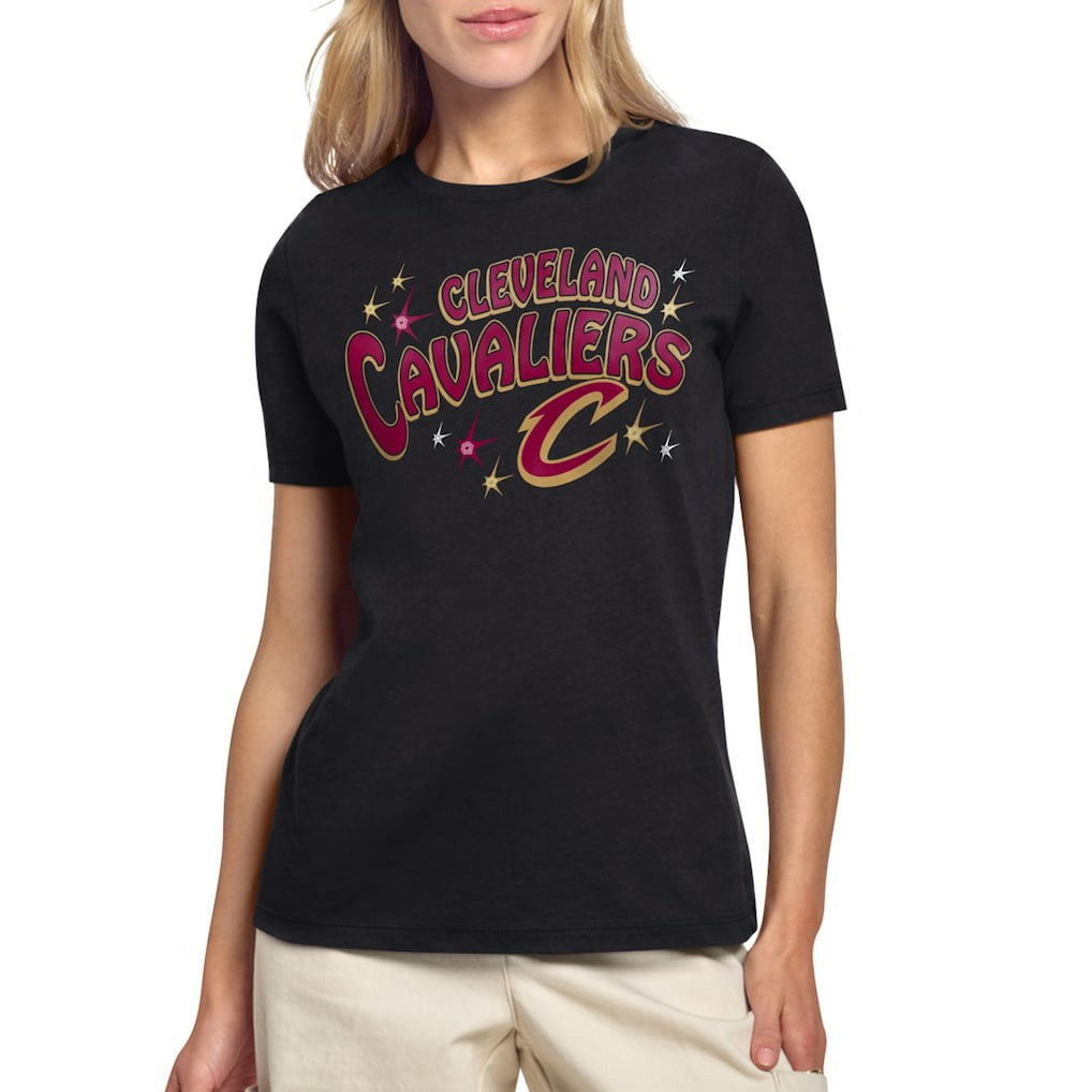 Cleveland Cavaliers Starter Women's Fireworks T-Shirt sale - Black shop