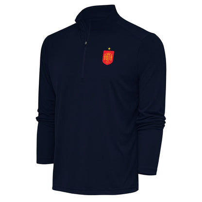 Spain National Team Antigua Statement Quarter-Zip Pullover - Navy online