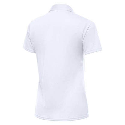 Spain National Team Antigua Women's Statement Y-Neck Polo - White discount