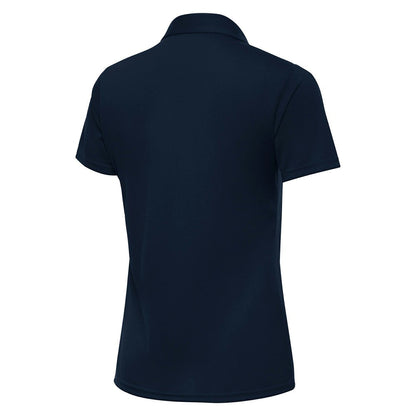 Spain National Team Antigua Women's Statement Y-Neck Polo - Navy cheap