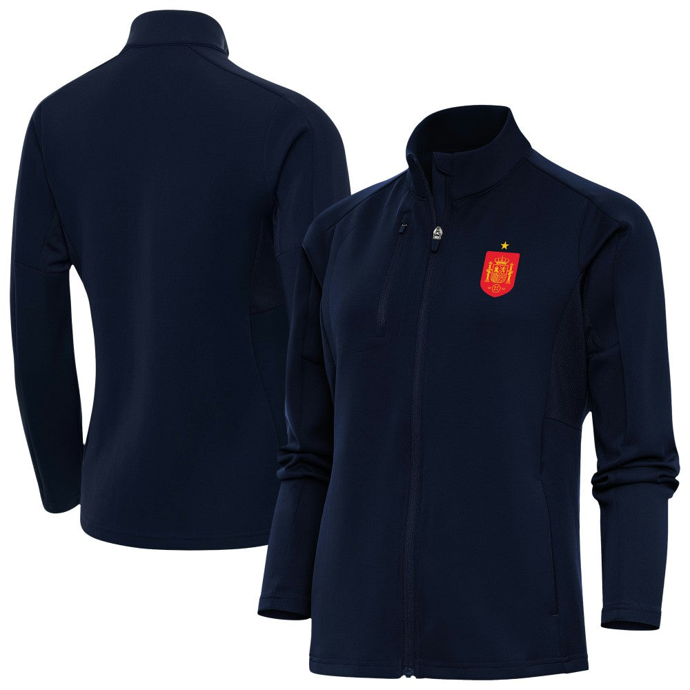 Spain National Team Antigua Women's Genesis Full-Zip Jacket - Navy on sale