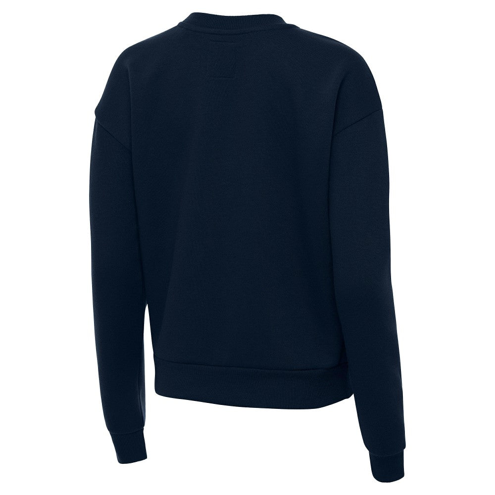 Spain National Team Antigua Women's Takeover Fleece Sweatshirt - Navy for sale