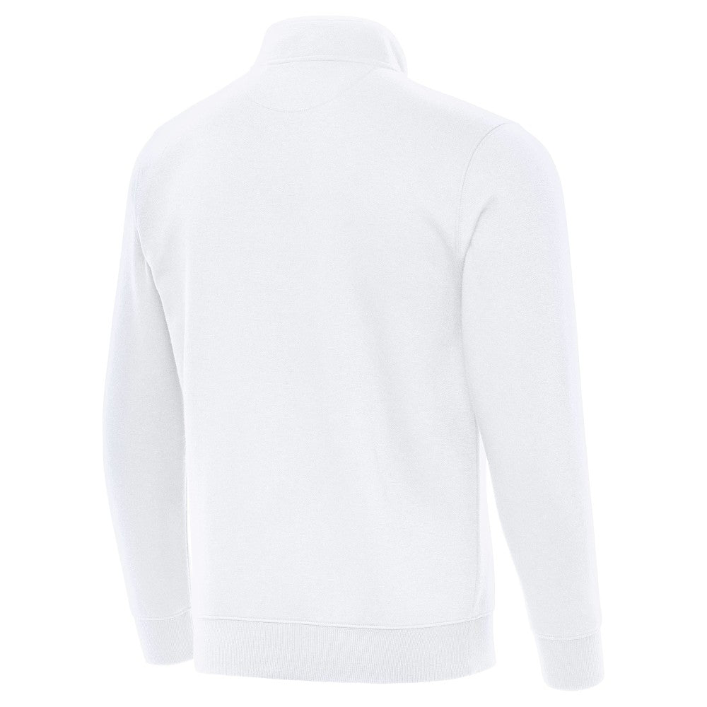 Spain National Team Antigua Landslide Quarter-Zip Pullover - White discount