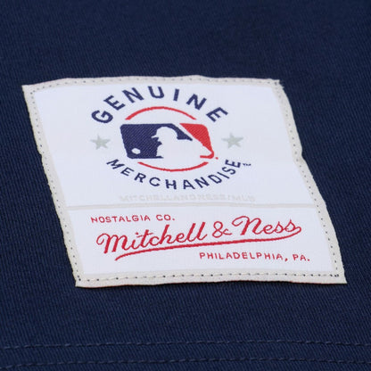 Detroit Tigers Women's Pep Rally Cropped Boxy T-Shirt - Navy | Mitchell & Ness