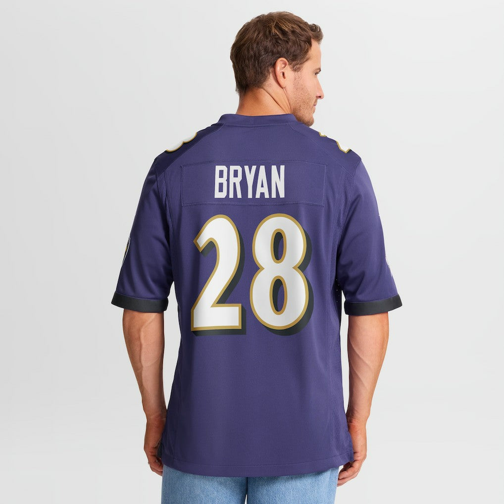 Taven Bryan Baltimore Ravens Team Game Jersey - Purple | Nike sale