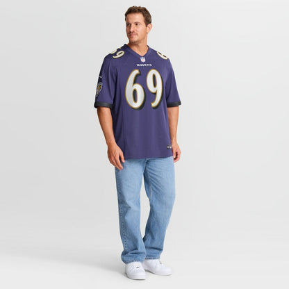 Josh Tupou Baltimore Ravens Team Game Jersey - Purple | Nike online