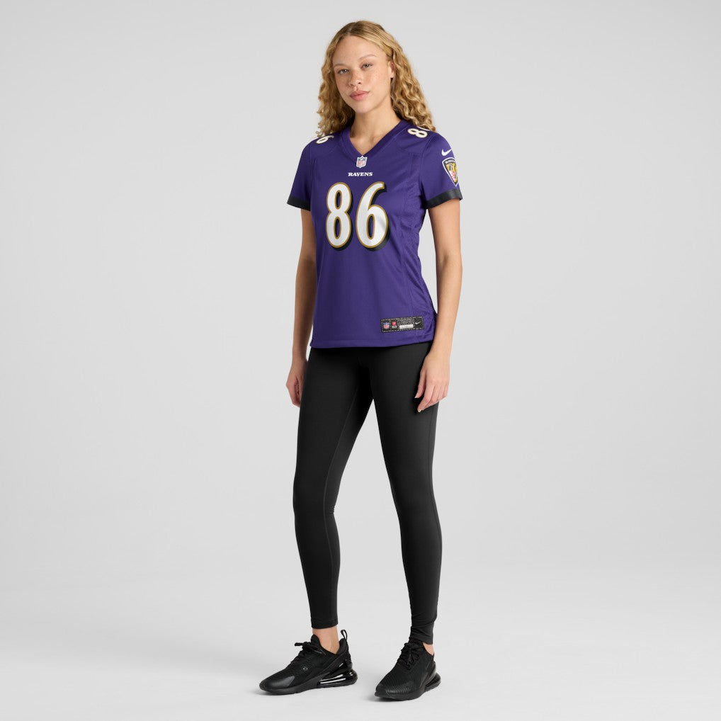 Cornelius Johnson Baltimore Ravens Women's Team Game Jersey - Purple | Nike sale