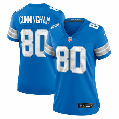 Malik Cunningham Detroit Lions Women's Team Game Jersey - Blue | Nike on sale