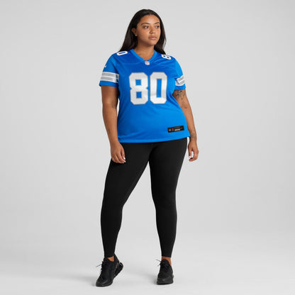 Malik Cunningham Detroit Lions Women's Team Game Jersey - Blue | Nike on sale