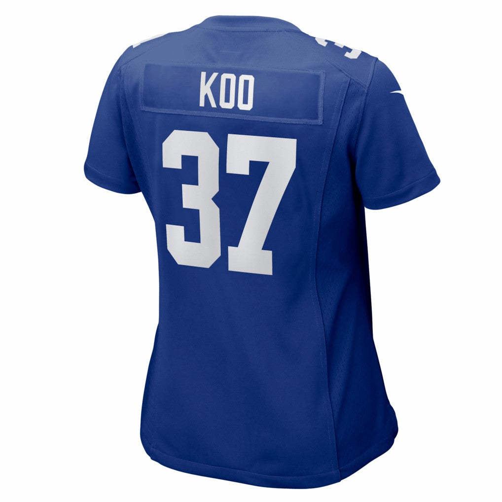 Younghoe Koo New York Giants Women's Team Game Jersey - Royal | Nike for sale