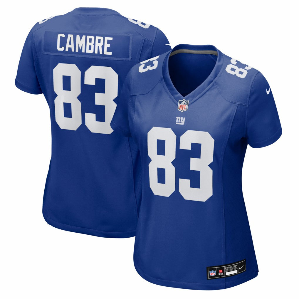 Dalen Cambre New York Giants Women's Team Game Jersey - Royal | Nike sale