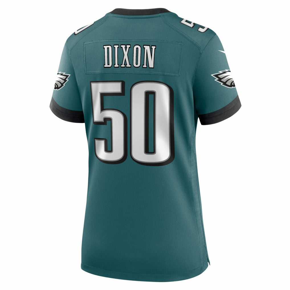 Lance Dixon Philadelphia Eagles Women's Team Game Jersey - Midnight Green | Nike outlet