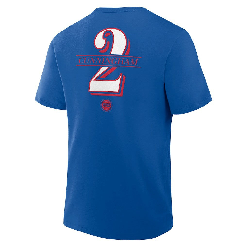 Cade Cunningham Detroit Pistons In The Paint Name & Number T-Shirt sale - Blue | Fanatics discount