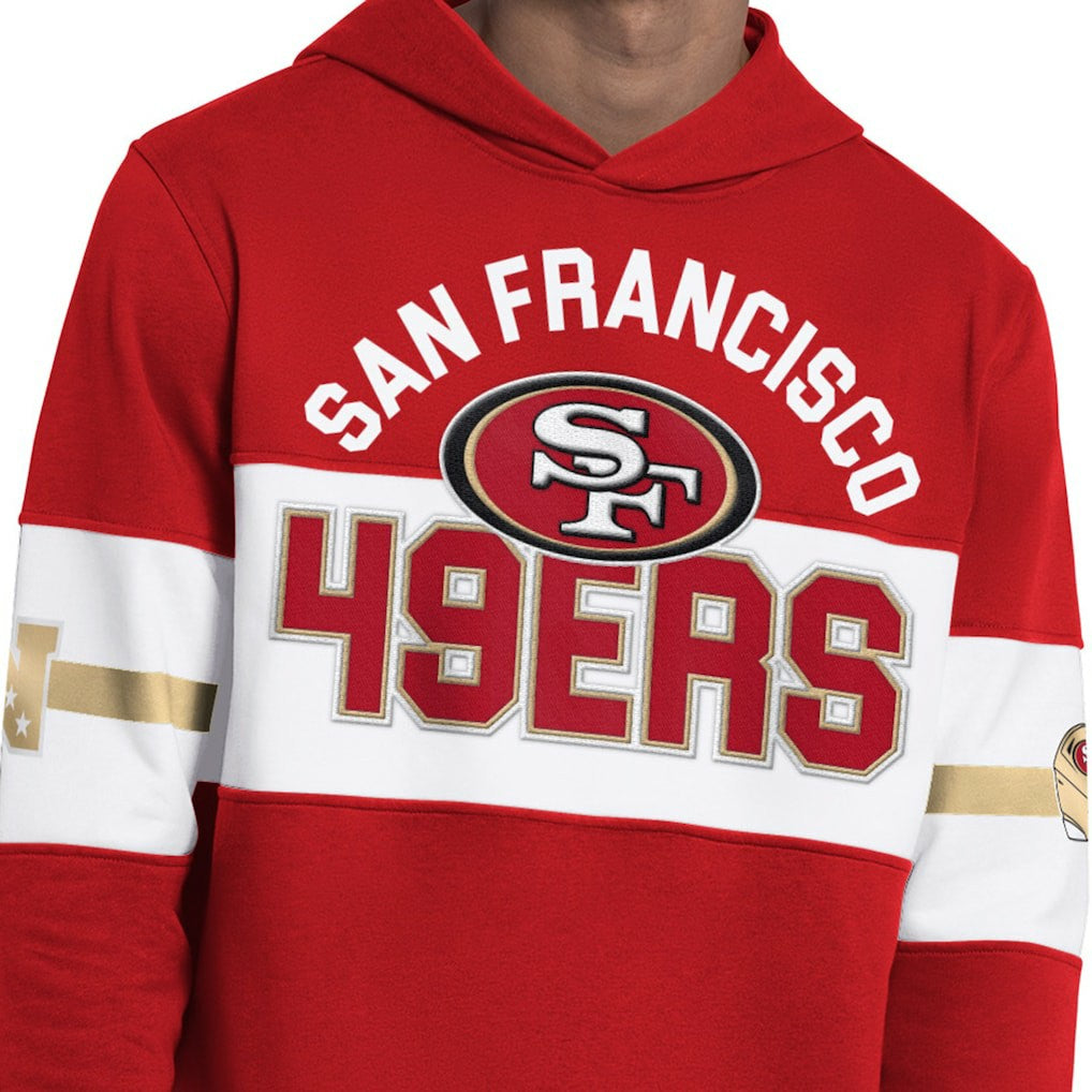 San Francisco 49ers Starter Fullback Jersey Hoodie - Scarlet discount