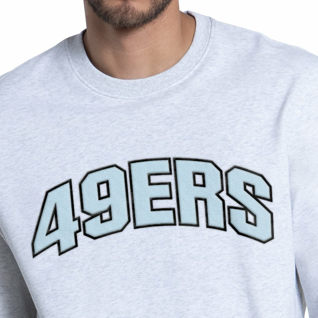 San Francisco 49ers Starter Faceoff Fleece Sweatshirt - Ash cheap