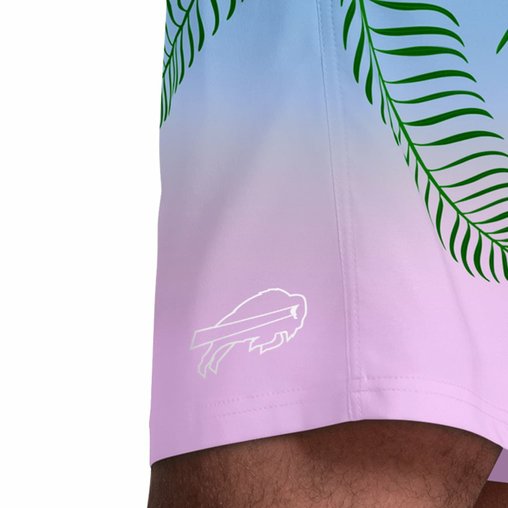 Buffalo Bills Margaritaville Sunset On The Beach Swim Shorts - Light Blue discount