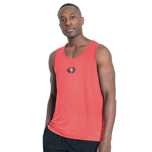 San Francisco 49ers MSX by Michael Strahan Energy Scoop Neck Tank Top - Red on sale