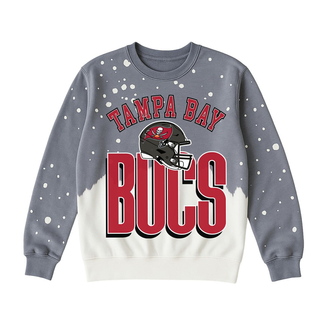 Tampa Bay Buccaneers Gameday Couture Women's Arch Rivals Faded Wash Sweatshirt - Gray sale