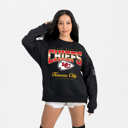 Kansas City Chiefs Gameday Couture Women's Powerhouse Play Premium Fleece Sweatshirt - Black sale
