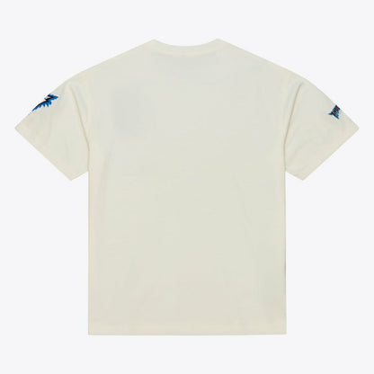 Minnesota Timberwolves Hardwood Classics Chainstitch Premium T-Shirt - Cream | Mitchell & Ness sale