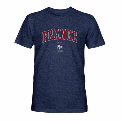 France National Team 1863FC Athletic Wordmark Vintage Tri-Blend T-Shirt - Navy cheap