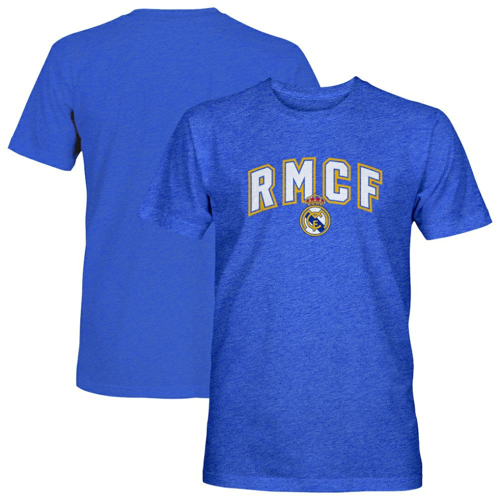 Real Madrid 1863FC Athletic Wordmark Vintage Tri-Blend T-Shirt - Blue outlet