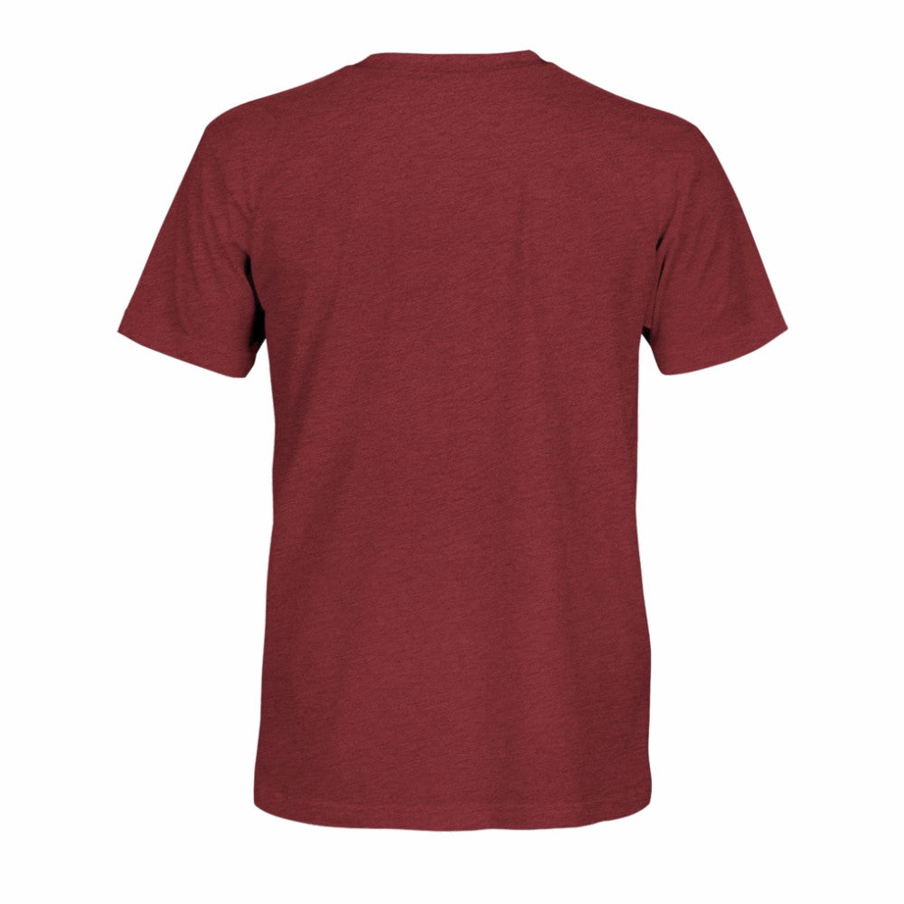 Spain National Team 1863FC Mono Badge Vintage Tri-Blend T-Shirt - Maroon online
