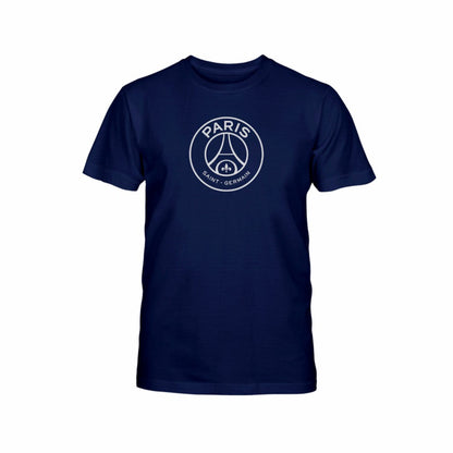 Paris Saint-Germain 1863FC Youth Mono Badge T-Shirt - Navy discount
